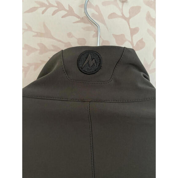 FALL CLEARANCE EUC Marmot Lightweight Gray Jacket with Gartner Logo M MED - Picture 6 of 9